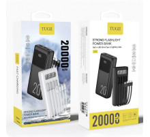 УМБ Power Bank WUW TUGI Y21 20000mAh 2.1A (with cable Type-C+Micro+Lightning+USB) з ліхтарем