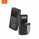 УМБ Power Bank WUW TUGI Y21 20000mAh 2.1A (with cable Type-C+Micro+Lightning+USB) з ліхтарем