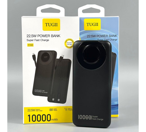 УМБ Power Bank WUW TUGI Y102 10000mAh PD22.5W (with cable Lightning+Type-C)