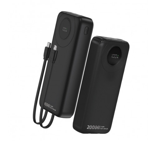УМБ Power Bank WUW TUGI Y202 20000mAh PD22.5W (with cable Lightning+Type-C)