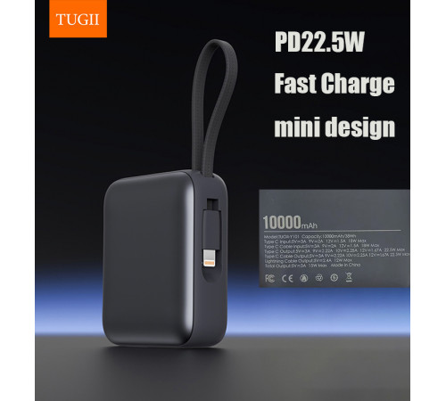 УМБ Power Bank WUW TUGI Y101 10000mAh PD22.5W (with cable Lightning+Type-C)
