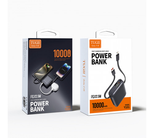 УМБ Power Bank WUW TUGI Y101 10000mAh PD22.5W (with cable Lightning+Type-C)