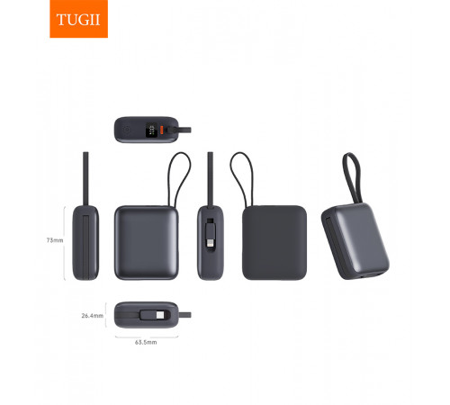 УМБ Power Bank WUW TUGI Y101 10000mAh PD22.5W (with cable Lightning+Type-C)