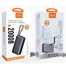 УМБ Power Bank WUW TUGI Y45 20000mAh PD45W (with cable Lightning+Type-C)