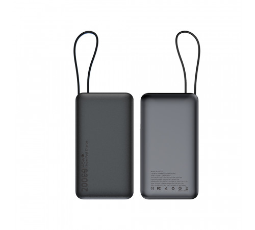 УМБ Power Bank WUW TUGI Y45 20000mAh PD45W (with cable Lightning+Type-C)