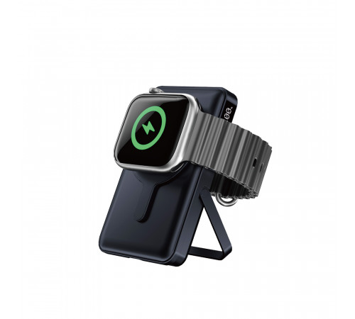 УМБ Power Bank WUW TUGII Y05W 10000mAh PD22.5W з бездротовою зарядкою (with cable Type-C+Lightning) + Watch charger та підставкою