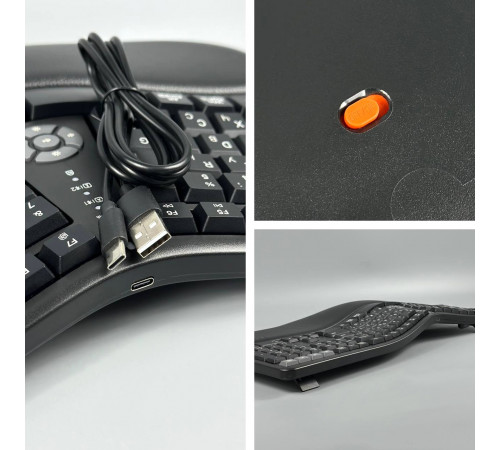 Клавіатура бездротова Meetion DirectorWe2 2in1 2.4G+BT (з Eng, UA розкладками)