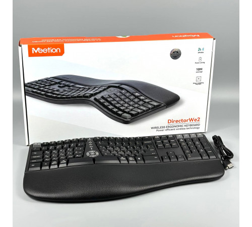 Клавіатура бездротова Meetion DirectorWe2 2in1 2.4G+BT (з Eng, UA розкладками)