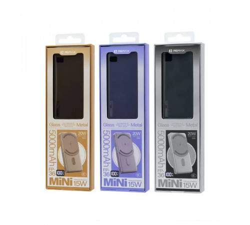 УМБ Power Bank Remax FP-36 Aurora 5000mAh PD20W з бездротовою зарядкою