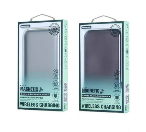 УМБ Power Bank Remax RPP-D2 10000mAh PD30W з бездротовою зарядкою