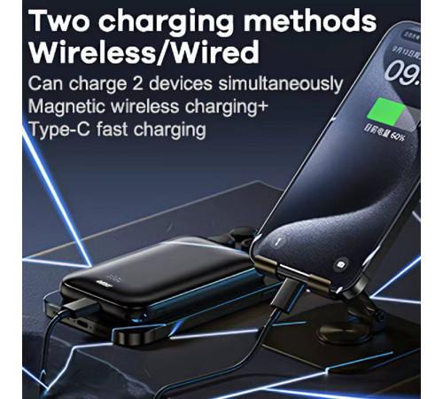 УМБ Power Bank Remax RPP-D2 10000mAh PD30W з бездротовою зарядкою