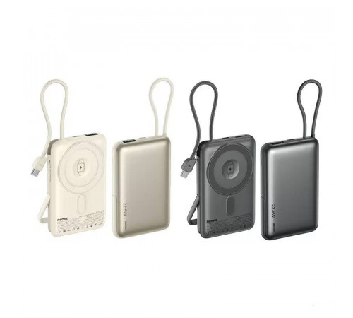 УМБ Power Bank Remax MC-01 10000mAh 22.5W з бездротовою зарядкою та підставкою (with cable Type-C)