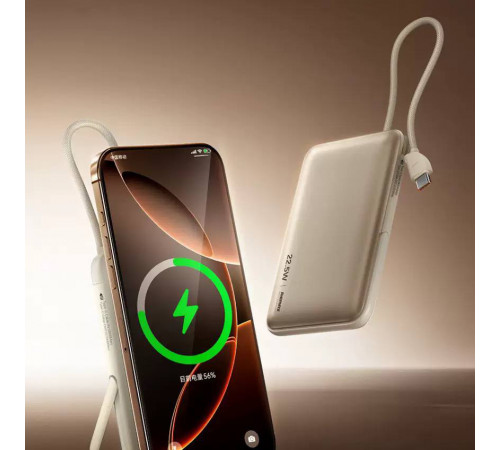 УМБ Power Bank Remax MC-01 10000mAh 22.5W з бездротовою зарядкою та підставкою (with cable Type-C)