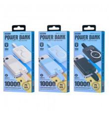 УМБ Power Bank Remax MCP-1 Removable 10000mAh PD30W з бездротовою зарядкою (with cable Type-C+Lightning)