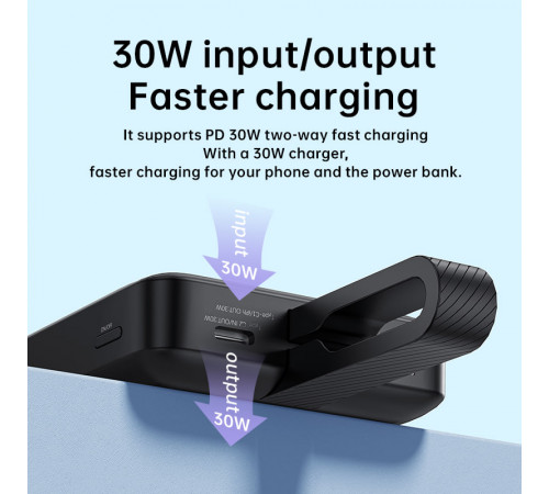 УМБ Power Bank Remax MCP-1 Removable 10000mAh PD30W з бездротовою зарядкою (with cable Type-C+Lightning)