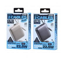 УМБ Power Bank Remax FC-05 10000mAh 22.5W (with cable Type-C+Lightning)