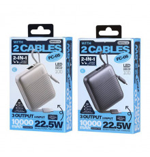 УМБ Power Bank Remax FC-05 10000mAh 22.5W (with cable Type-C+Lightning)