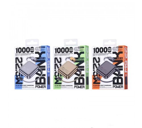 УМБ Power Bank Remax FCP-9 Mini 10000mAh 22.5W (with cable Type-C to Type-C)