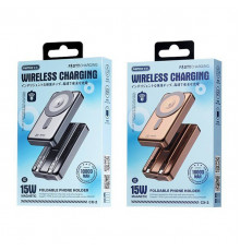 УМБ Power Bank Remax CX-2 10000mAh PD20W з бездротовою зарядкою та підставкою (with cable Type-C+Lightning)