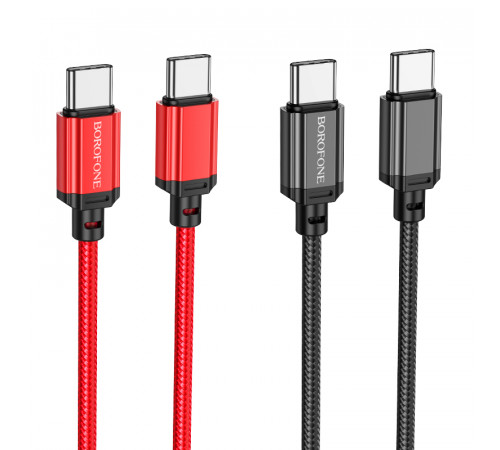 Data Cable Borofone BX87 Sharp Type-C to Type-C 60W 1m