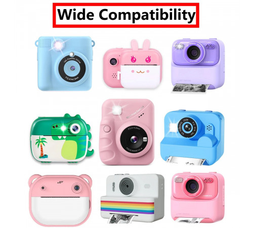 Набір кольорового термопаперу для дитячого фотоапарата (4шт)