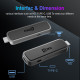 Android TV Stick Zoku H2 Pro Plus 8K WiFi 6G+BT5.4, Android 14.0 (4Gb+64Gb)