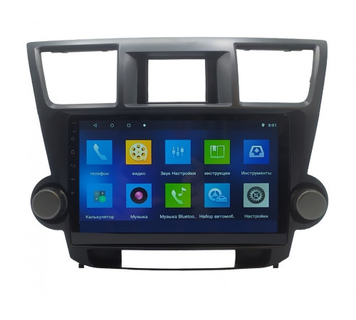 РАСПРОДАЖА Автомагнитола штатная Toyota Highlander 2009-2014 (10") Android 10.1 (4/32)
