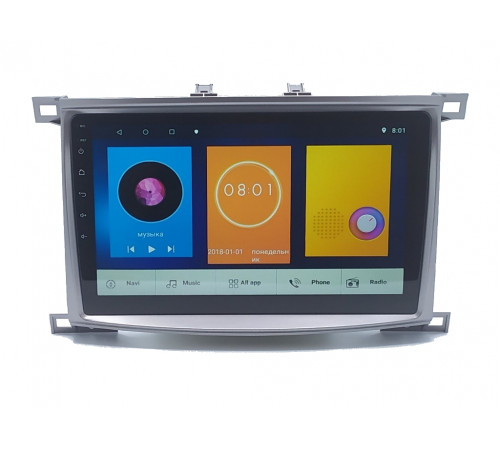 РАСПРОДАЖА Автомагнитола штатная Toyota Land Cruiser 100 2005 (10") +CAN Android 10.1 (4/32)