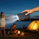 УМБ Power Bank Hoco J164 Platinum 8000mAh 2A (з ліхтарем, компасом, сонячною панеллю)