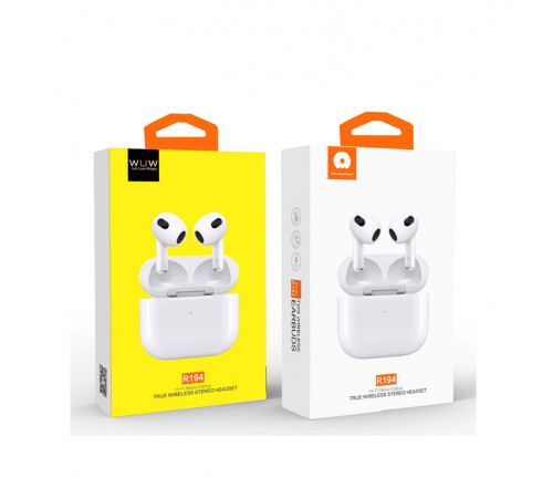 Бездротові навушники TWS WUW-R194 White (6972573336425)