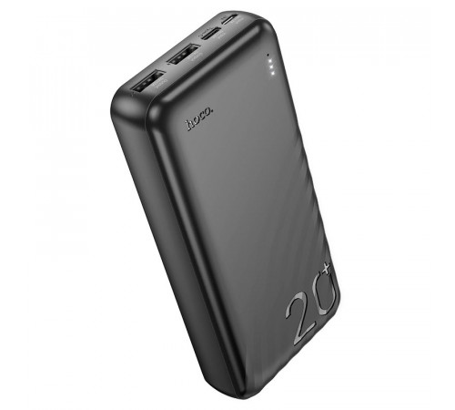 Зовнішній акумулятор HOCO J123A Element power bank(20000mAh) Black (6942007612067)