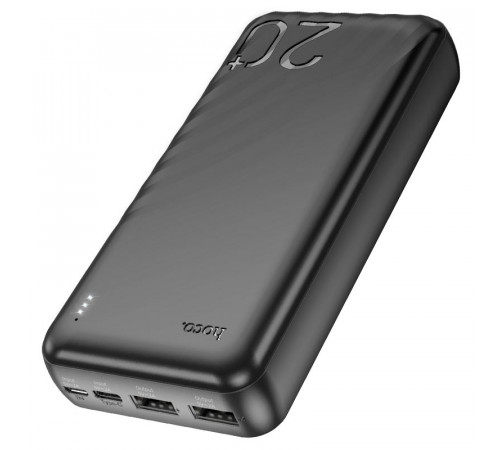 Зовнішній акумулятор HOCO J123A Element power bank(20000mAh) Black (6942007612067)