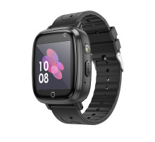 Дитячий cмарт-годинник Hoco Y100 36mm. SIM 2G. 400 mAh. IP65 Black (6942007625623)