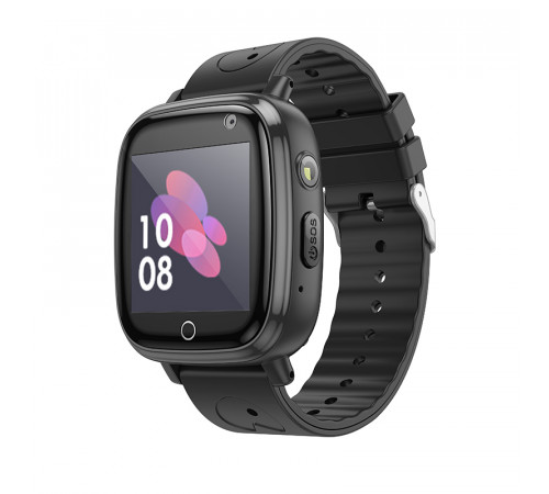 Дитячий cмарт-годинник Hoco Y100 36mm. SIM 2G. 400 mAh. IP65 Black (6942007625623)