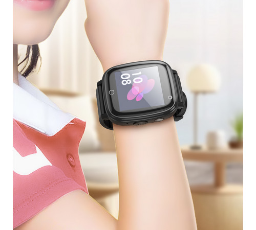 Дитячий cмарт-годинник Hoco Y100 36mm. SIM 2G. 400 mAh. IP65 Black (6942007625623)