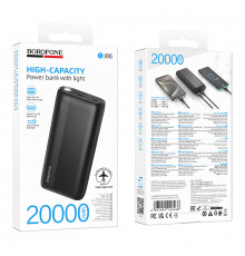 УМБ Power Bank Borofone BJ86 20000mAh Victoria з ліхтарем