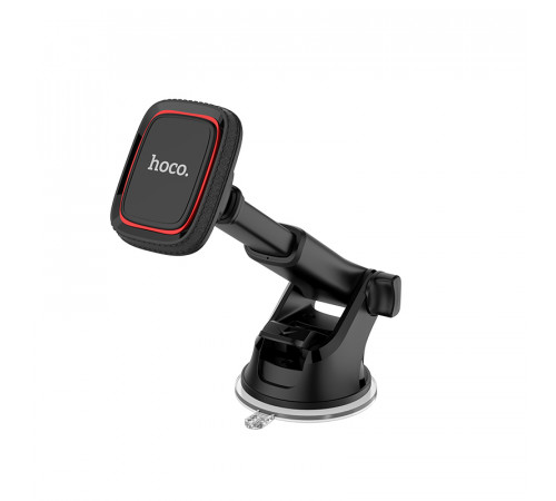 Автотримач для телефона HOCO CA42 Cool Journey in-car dashboard holder with stretch rod Black/Red (6957531093237)