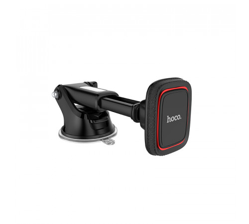Автотримач для телефона HOCO CA42 Cool Journey in-car dashboard holder with stretch rod Black/Red (6957531093237)