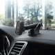 Автотримач для телефона HOCO CA42 Cool Journey in-car dashboard holder with stretch rod Black/Red (6957531093237)
