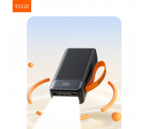 УМБ Power Bank TUGII WUW Y300 30000mAh PD22.5W+QC3.0 (with cable Type-C+Lightning) з ліхтарем
