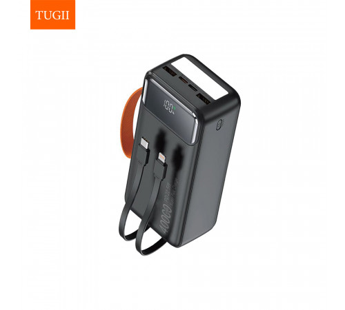 УМБ Power Bank TUGII WUW Y400 40000mAh PD22.5W+QC3.0 (with cable Type-C+Lightning) з ліхтарем