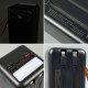 УМБ Power Bank TUGII WUW Y500 500000mAh PD22.5W+QC3.0 (with cable Type-C+Lightning) з ліхтарем