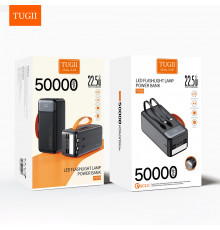 УМБ Power Bank TUGII WUW Y500 500000mAh PD22.5W+QC3.0 (with cable Type-C+Lightning) з ліхтарем