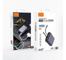 УМБ Power Bank TUGII WUW Y245 20000mAh PD45W (with cable Type-C+Lightning)