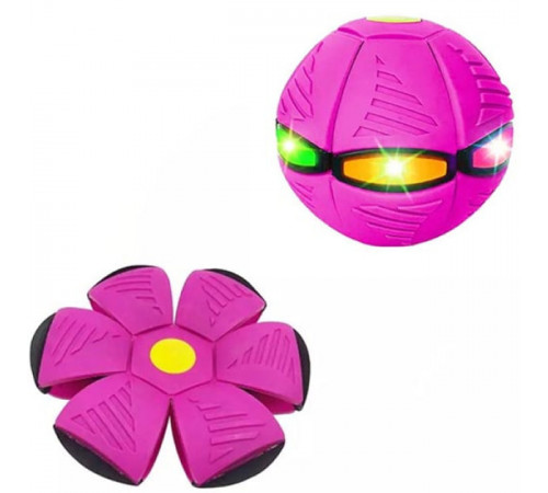 М’яч-трансформер Flat Ball Disc (рожевий)