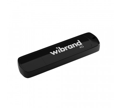 Флеш-накопичувач Wibrand USB 2.0 Grizzly 4Gb Black (WI2.0/GR4P3B)