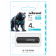 Флеш-накопичувач Wibrand USB 2.0 Grizzly 4Gb Black (WI2.0/GR4P3B)