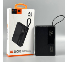 УМБ Power Bank WUW Y155 20000mAh Notebook 35W (with cable Type-C)