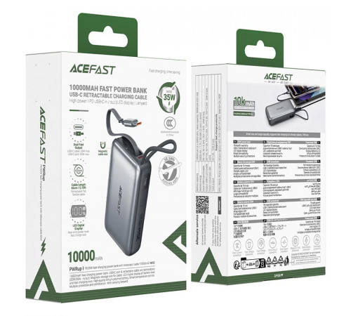 УМБ Power Bank AceFast M32 10000mAh PD35W (with cable Type-C)