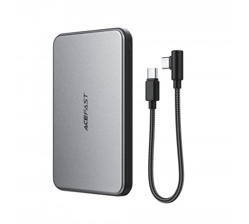 УМБ Power Bank AceFast M30 5000mAh Magnetic PD20W з бездротовою зарядкою (with cable Type-C to Type-C)
